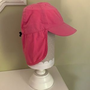 Pink baby summer pool and beach hat